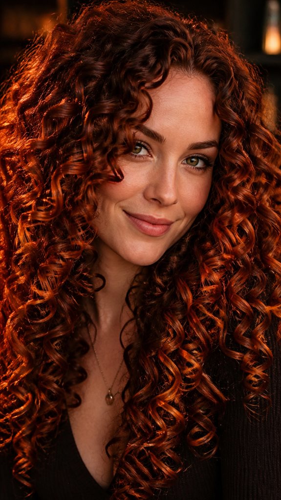 dimensional auburn hair color
