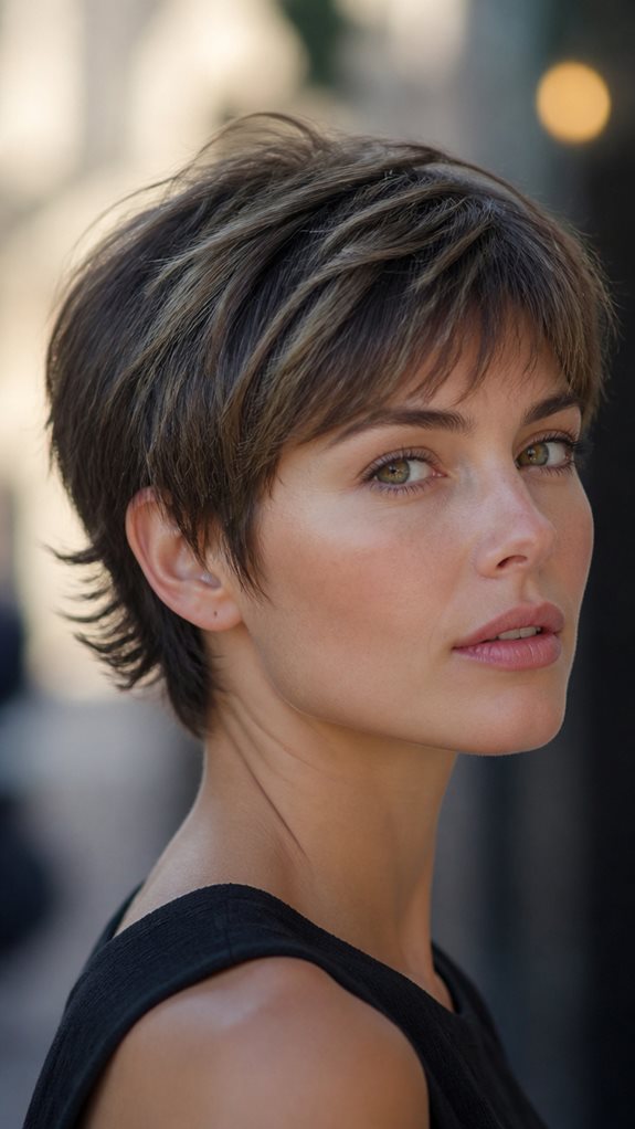 dynamic layered pixie flip