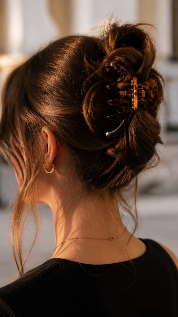 effortless messy bun perfection