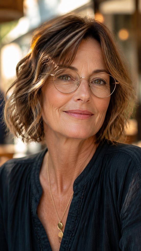 effortless wavy bob style