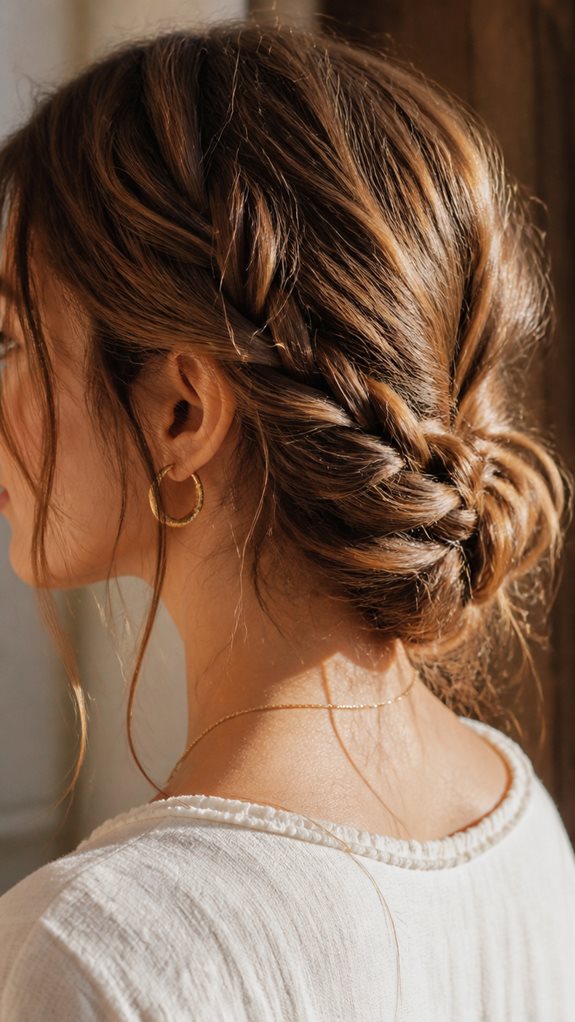effortlessly chic messy bun