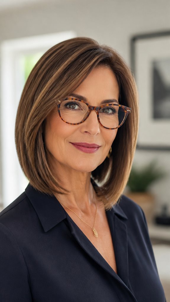 elegant long bob style