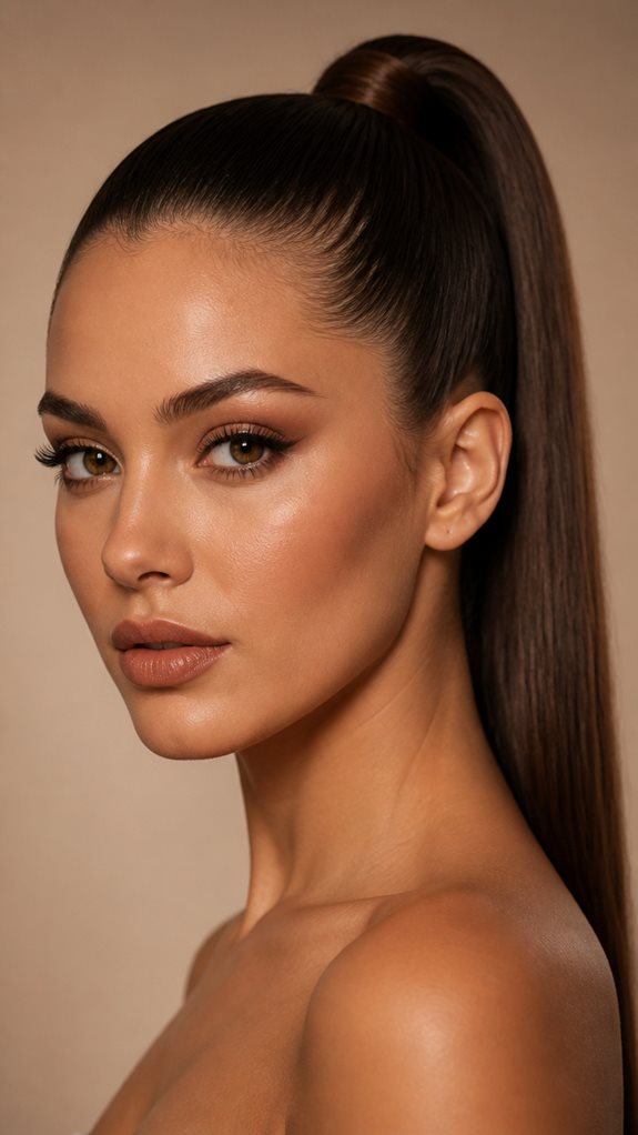 high ponytail lifting effect