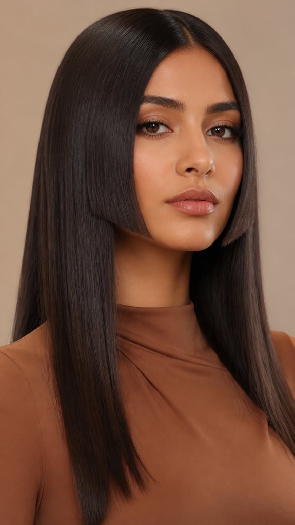 sleek front flicks elegance