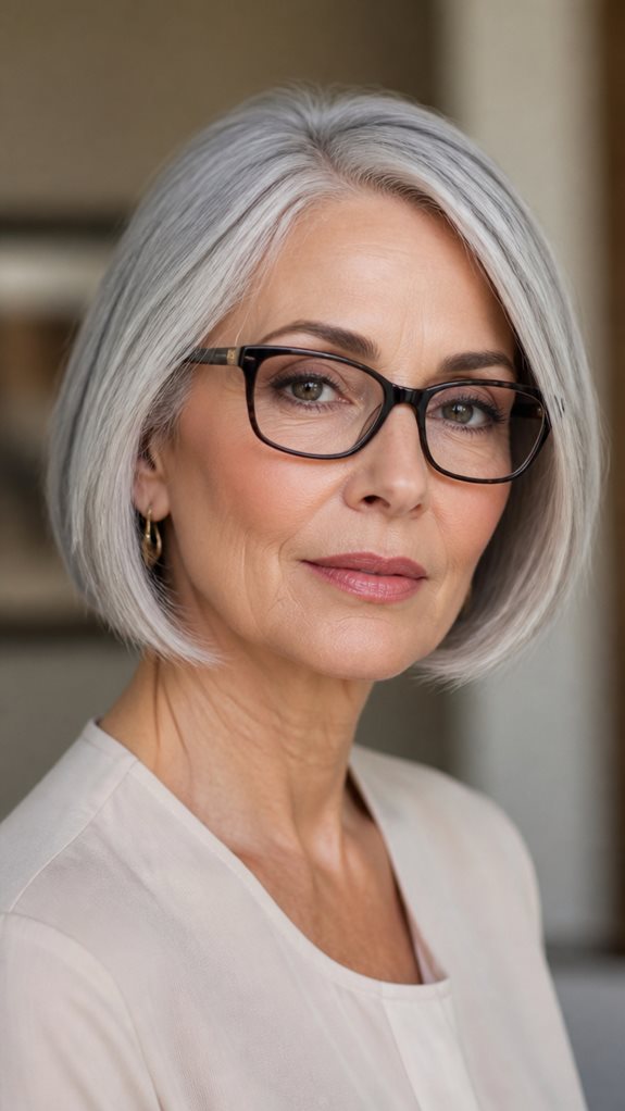 stunning silver bob hairstyles