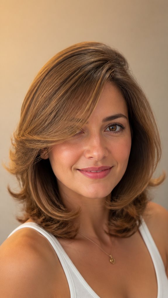 timeless side swept elegance