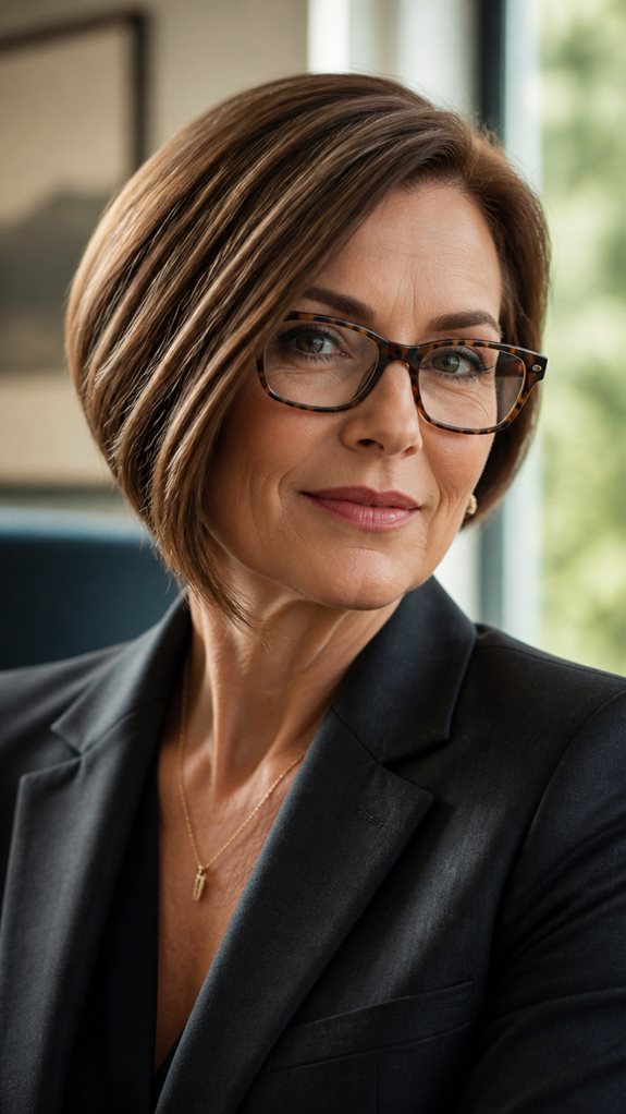 versatile angled bob hairstyle