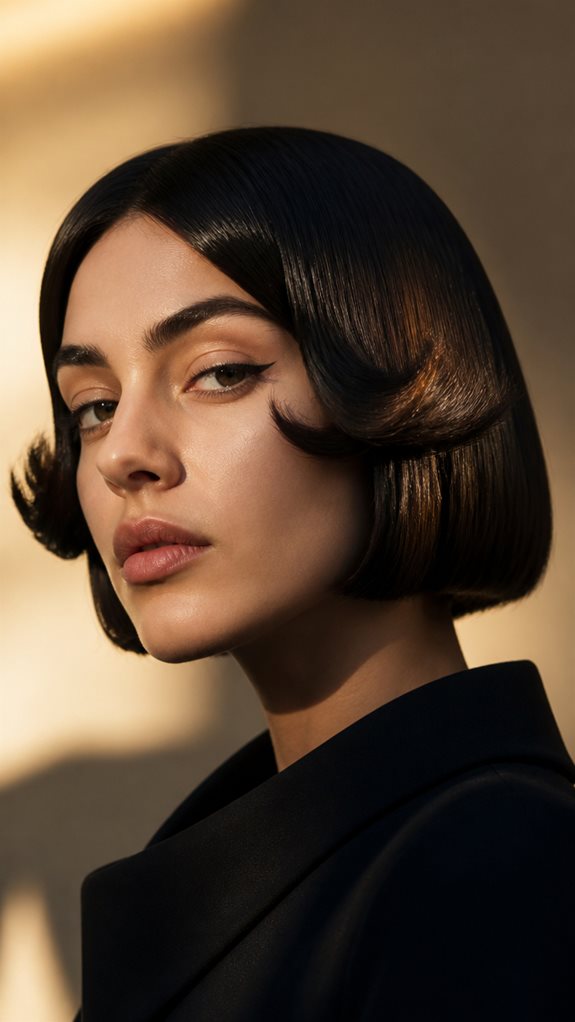 vintage glam with modern flair