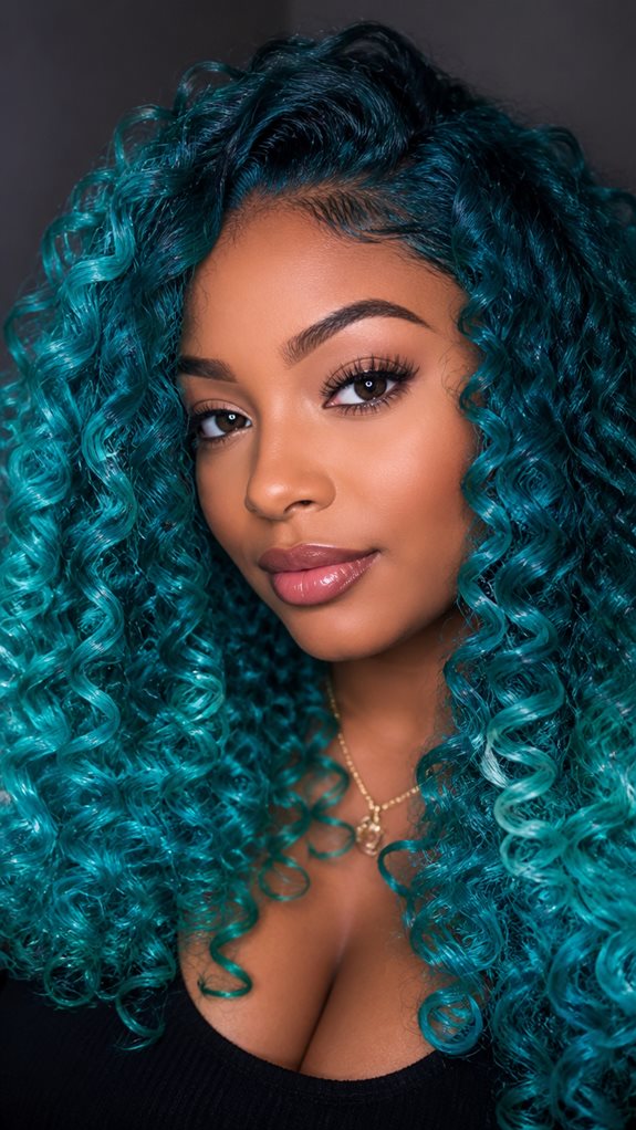 vivid curly hair maintenance